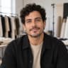 Mateo Echeverría in a fashion ecommerce studio