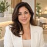 Renata Cárdenas inside a modern boutique clinic